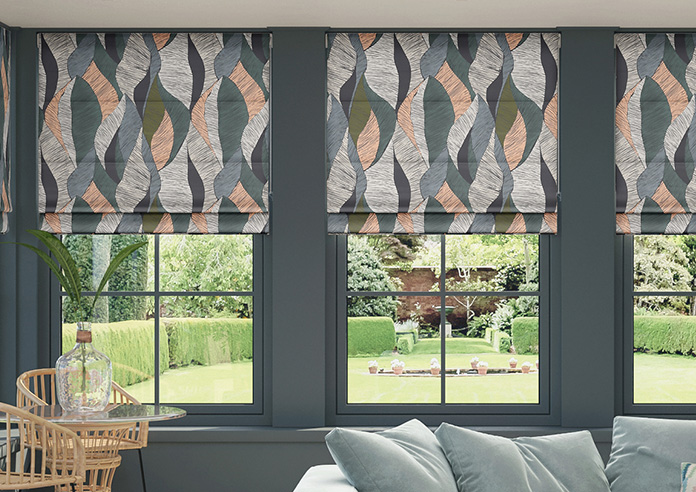 Anthurium, Camomile - Roman Blind - Image 3